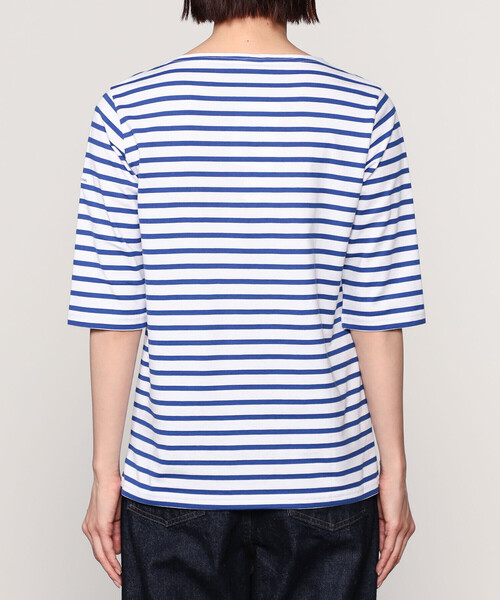 ORCIVAL(オーシバル)の「ORCIVAL | ジャージー ボートネック5分袖Tシャツ WOMEN(Tシャツ/カットソー・レディース・パープル系その他/ブルー系その他/グレー系その他・2/1)」の11枚目の写真
