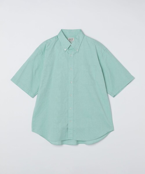 SHIPS(シップス)の「SHIPS: AUTHENTIC ピンオックス ボタンダウン ショートスリーブ シャツ(シャツ/ブラウス・メンズ・ホワイト/ケリーグリーン/ブルー・X-LARGE/LARGE/MEDIUM/SMALL)」の5枚目の写真