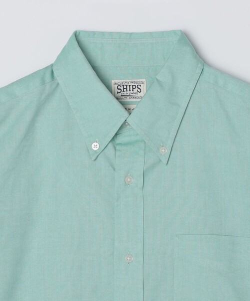 SHIPS(シップス)の「SHIPS: AUTHENTIC ピンオックス ボタンダウン ショートスリーブ シャツ(シャツ/ブラウス・メンズ・ホワイト/ケリーグリーン/ブルー・X-LARGE/LARGE/MEDIUM/SMALL)」の7枚目の写真