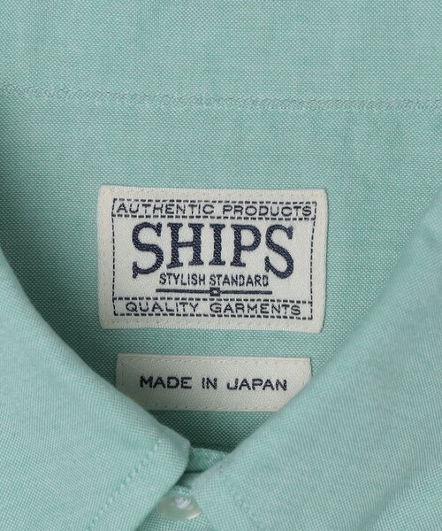 SHIPS(シップス)の「SHIPS: AUTHENTIC ピンオックス ボタンダウン ショートスリーブ シャツ(シャツ/ブラウス・メンズ・ホワイト/ケリーグリーン/ブルー・X-LARGE/LARGE/MEDIUM/SMALL)」の8枚目の写真