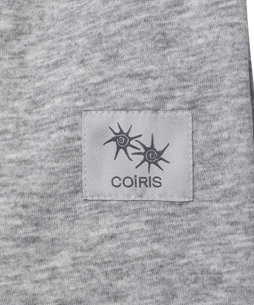 COIRIS_(コイリス)の「プレインピンタックワイドバンディングパンツ (2カラー)(スウェットパンツ・レディース・ブラック/グレー・FREE(S))」の4枚目の写真