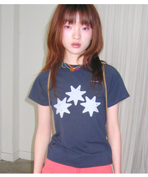 NICE GHOST CLUB（ナイスゴーストクラブ）の「RELIGIOUS SYMBOL MINI TEE_NAVY(NG2GMFT504A)（Tシャツ/カットソー）」
