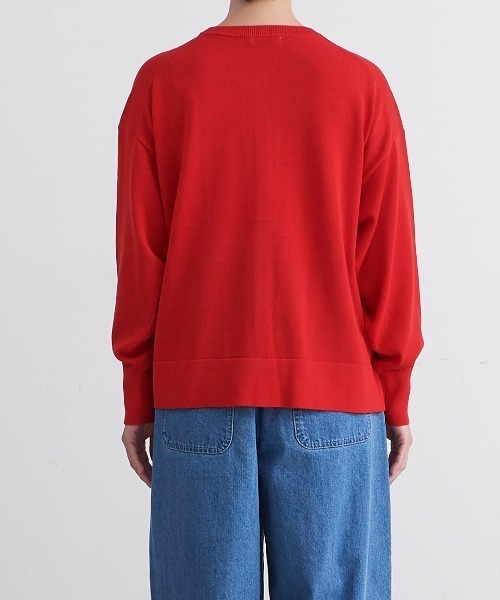 HEAVENLY(ヘブンリー)の「【 HEAVENLY / ヘブンリー 】High Twist Cotton Knit Cardigan 2613154 DLI(ニット/セーター・レディース・グレー/ピンク/レッド/ブラック・FREE)」の11枚目の写真