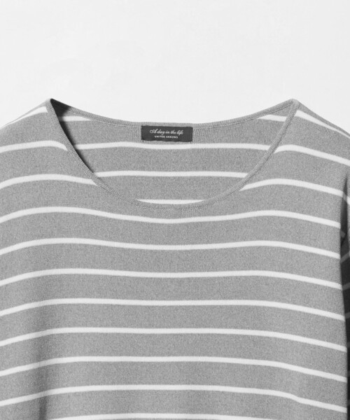 A DAY IN THE LIFE UNITED ARROWS(アデイインザライフユナイテッドアローズ)の「フルニードル パフスリーブニット 5分袖 ‐ウォッシャブル‐<A DAY IN THE LIFE>(ニット/セーター・レディース・レッド/ネイビー/グレー系/オフホワイト・FREE)」の22枚目の写真