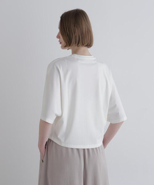 LE PHIL（ルフィル）の「◆スムーススリットプルオーバー（Tシャツ/カットソー・レディース・ホワイト/ブラック/ブラウン・F）」の21枚目の写真