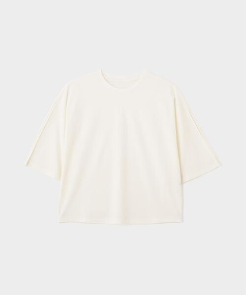 LE PHIL（ルフィル）の「◆スムーススリットプルオーバー（Tシャツ/カットソー・レディース・ホワイト/ブラック/ブラウン・F）」の7枚目の写真