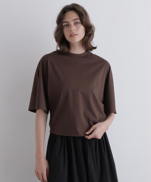 LE PHIL（ルフィル）の「◆スムーススリットプルオーバー（Tシャツ/カットソー・レディース・ホワイト/ブラック/ブラウン・F）」の11枚目の写真