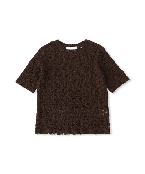 MAYSON GREY（メイソングレイ）の「カムイレースハーフスリーブT（Tシャツ/カットソー・レディース・ブラウン/オフホワイト・M）」の21枚目の写真