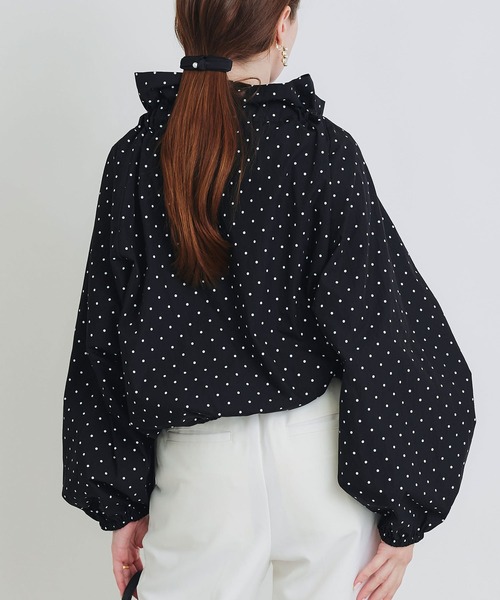 PICCIN(ピッチン)の「ザビエルドット柄ブラウス(シャツ/ブラウス・レディース・ホワイト系その他/ブラック系その他・M)」の12枚目の写真