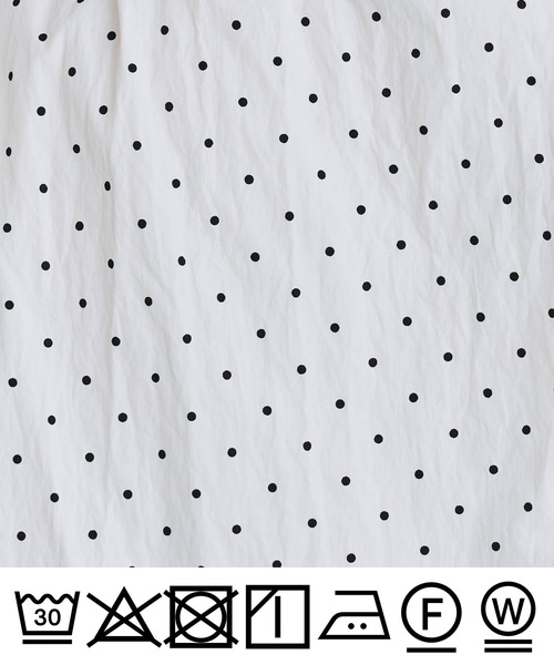 PICCIN(ピッチン)の「ザビエルドット柄ブラウス(シャツ/ブラウス・レディース・ホワイト系その他/ブラック系その他・M)」の22枚目の写真