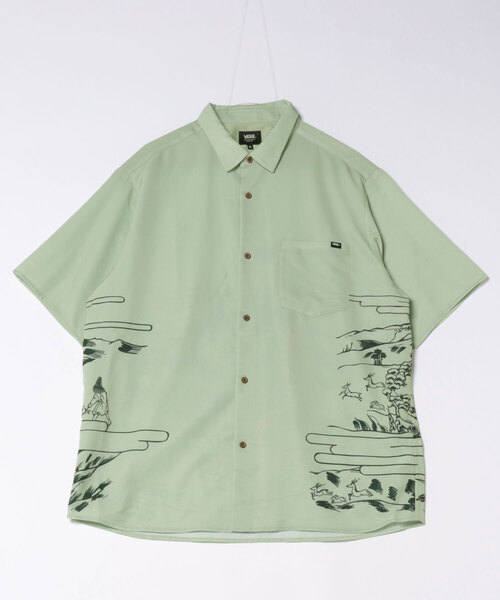 VANS ヴァンズ M Samurai SK8er Aloha Shirts ショートスリーブ