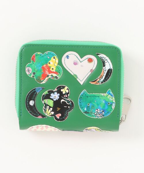 tsumori chisato CARRY(ツモリチサトキャリー)の「折財布 ツモリチサト tcパッチワーク(財布・レディース・ブラック/グリーン/ゴールド・FREE)」の4枚目の写真