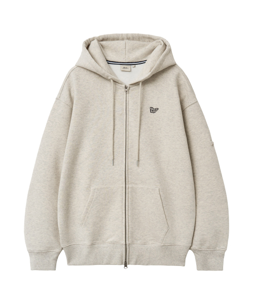 YALE(イェール)の「コネチカット フードジップアップ_オートミール(パーカー・レディース・その他・SMALL/MEDIUM/LARGE/X-LARGE)」の2枚目の写真