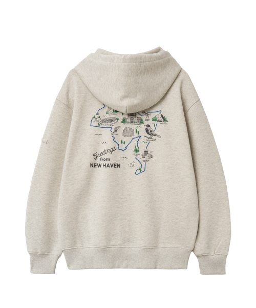YALE(イェール)の「コネチカット フードジップアップ_オートミール(パーカー・レディース・その他・SMALL/MEDIUM/LARGE/X-LARGE)」の3枚目の写真