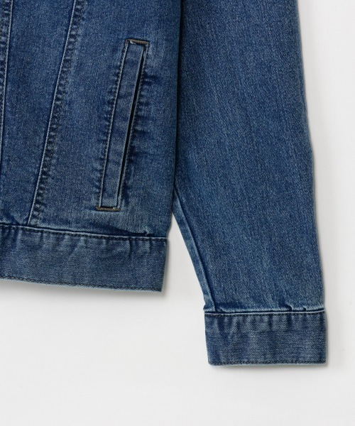 HANES(ヘインズ)の「【Hanes/ヘインズ】メンズ ストレッチデニムGジャン(デニムジャケット・メンズ・ネイビー/ブルー系1・MEDIUM/X-LARGE/LARGE)」の4枚目の写真
