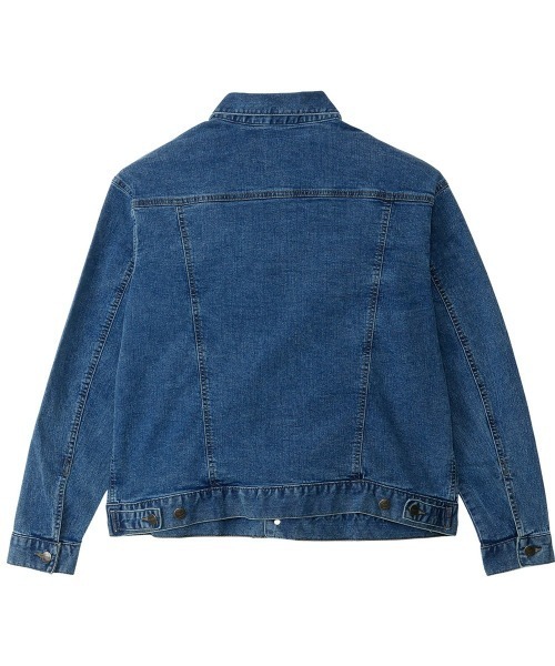 HANES(ヘインズ)の「【Hanes/ヘインズ】メンズ ストレッチデニムGジャン(デニムジャケット・メンズ・ネイビー/ブルー系1・MEDIUM/X-LARGE/LARGE)」の7枚目の写真