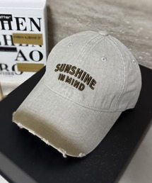 Lips（リップス）の「SUNSHINEシシュウCAP/ダメージブリム（キャップ）」