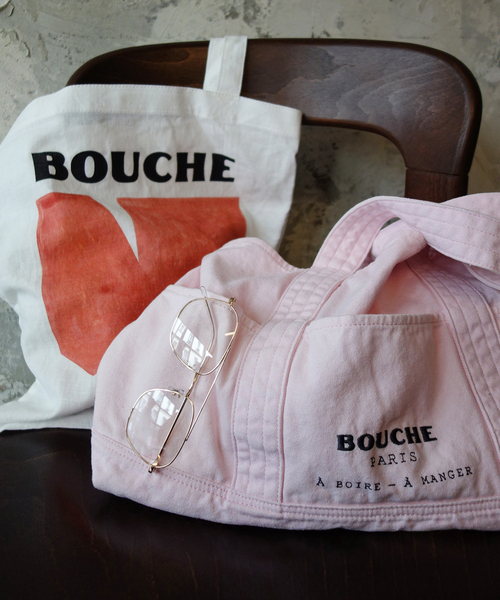 SLOBE IENA（スローブイエナ）の「《追加》BOUCHE SLOBE別注 キャンバストートバッグ（トートバッグ・レディース・ピンク/アイボリー・FREE）」の16枚目の写真