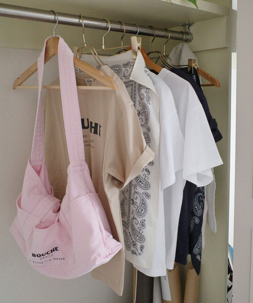 SLOBE IENA（スローブイエナ）の「《追加》BOUCHE SLOBE別注 キャンバストートバッグ（トートバッグ・レディース・ピンク/アイボリー・FREE）」の17枚目の写真