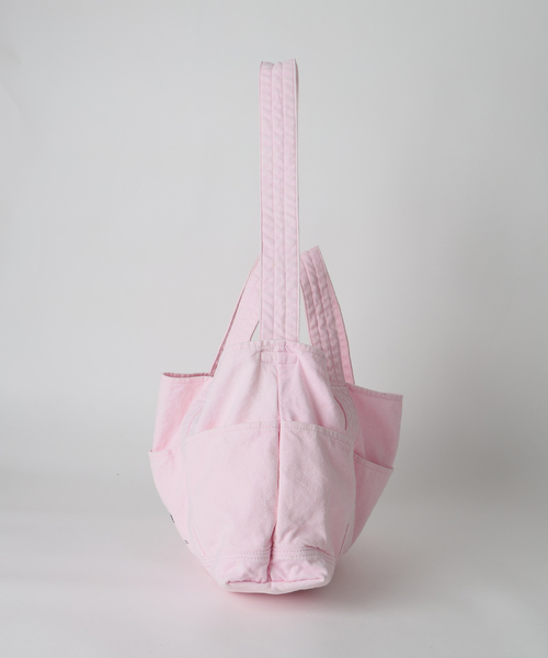 SLOBE IENA（スローブイエナ）の「《追加》BOUCHE SLOBE別注 キャンバストートバッグ（トートバッグ・レディース・ピンク/アイボリー・FREE）」の19枚目の写真