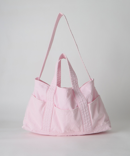 SLOBE IENA（スローブイエナ）の「《追加》BOUCHE SLOBE別注 キャンバストートバッグ（トートバッグ・レディース・ピンク/アイボリー・FREE）」の20枚目の写真
