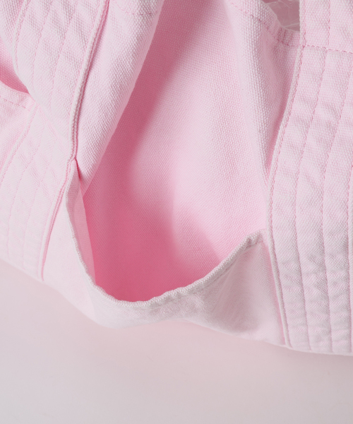 SLOBE IENA（スローブイエナ）の「《追加》BOUCHE SLOBE別注 キャンバストートバッグ（トートバッグ・レディース・ピンク/アイボリー・FREE）」の22枚目の写真