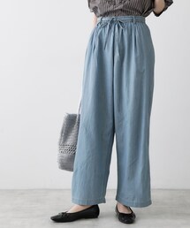 Dessin（デッサン）の「【セットアップ可/ウエストゴム】3.8オンスシアーデニムパンツ（デニムパンツ）」