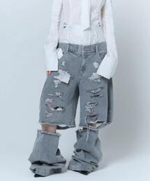 neith. | neith./ネイス/Destroyed Denim and Legcover(デニムパンツ)