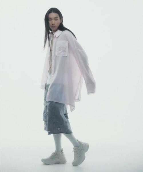 neith.(ネイス)の「neith./ネイス/Destroyed Denim and Legcover(デニムパンツ・レディース・ブルー/グレー・F)」の19枚目の写真
