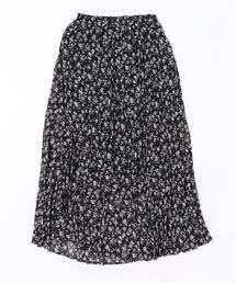 styiro（スタイロ）の「花柄 小花柄 プリーツ フレアスカート ウエストゴム ロングスカート（スカート）」