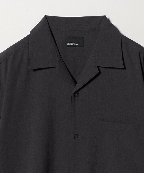 green label relaxing(グリーンレーベルリラクシング)の「【WEB限定】JUST fit トロピカル セットアップ シャツ&スラックス -2WAYストレッチ-(シャツ/ブラウス・メンズ・ネイビー/ダークグレー/ブラック・XXL/XS/XL/M/S/L)」の9枚目の写真