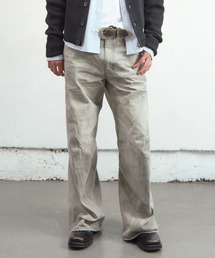 NVRFRGT】3D TWISTED WIDE LEG JEANS（デニムパンツ）｜NVRFRGT