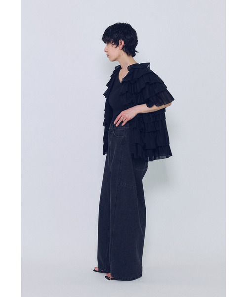 1er Arrondissement(プルミエアロンディスモン)の「ガスボイルフリルボレロ(その他アウター・レディース・ブラック系その他3・FREE)」の5枚目の写真