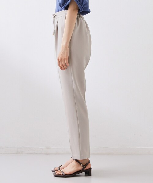 THE SHOP TK (ザ ショップ ティーケー )の「麻調イージーテーパードパンツ(その他パンツ・レディース・ブラック/ナチュラル・12/13)」の12枚目の写真