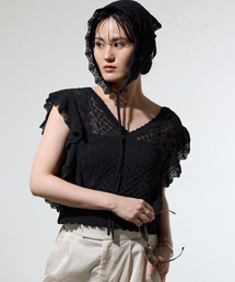IENA ♡【TICCA/ティッカ】スタンドネックロングベスト IENA（イエナ）の「【TICCA/ティッカ】スタンドネックロングベスト