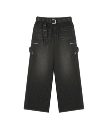 SY POCKET BELT PANTS(BLACK)