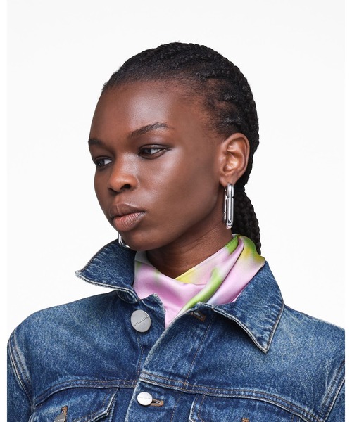 MARC JACOBS(マークジェイコブス)の「【NEW】BLURRED FLORAL SILK SCARF/ブラード フローラル シルク スカーフ(バンダナ/スカーフ・レディース・ピンク系その他・ONE SIZE)」の2枚目の写真