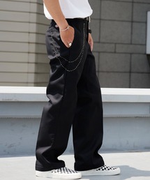 HTC（エイチティーシー）の「HTC/エイチティーシー×Dickies/ディッキーズ DOUBLE CHAIN 874 スタッズデザイン チノパン TCツイル センタープレス スケーターパンツ メンズ 2026年 夏 夏服 秋服（チノパンツ）」
