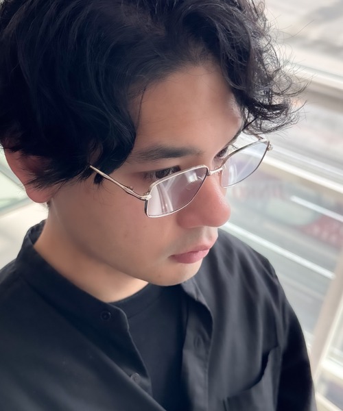 Peony(ピオニー)の「【Peony/ピオニー】スクエアフォームカラーサングラス(サングラス・メンズ・ブルー/グリーン/ブラウン・FREE)」の9枚目の写真