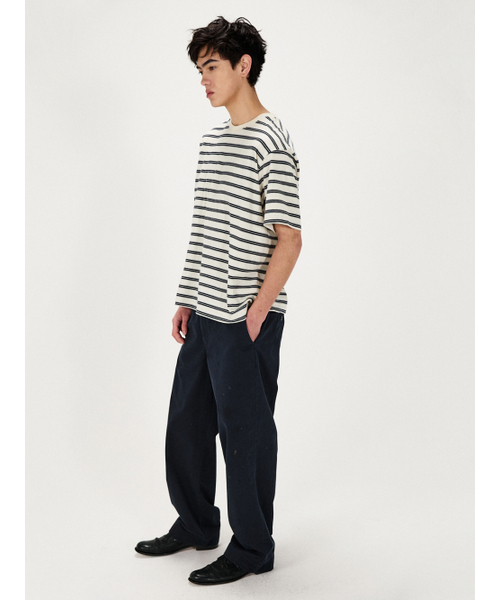 SHIRTER(シャーター)の「FINE STRIPE T-SHIRT (IVORY)(Tシャツ/カットソー・メンズ・その他・SMALL/MEDIUM/LARGE)」の7枚目の写真