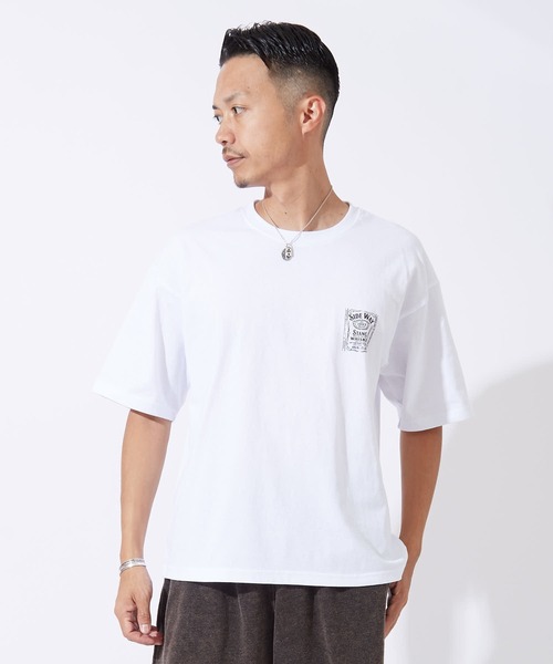 SIDEWAY STANCE(サイドウェイスタンス)の「【SIDEWAY STANCE】プリント 半袖Tシャツ(Tシャツ/カットソー・メンズ・ホワイト系1/ホワイト系/ブラック/ホワイト/ブラック系2/ブラック系1/ブラック系/ホワイト系2/ホワイト系3/ブラック系3/ホワイト系4/ブラック系4・MEDIUM/SMALL/X-LARGE/LARGE)」の4枚目の写真
