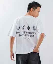 【SIDEWAY STANCE】プリント 半袖Tシャツ