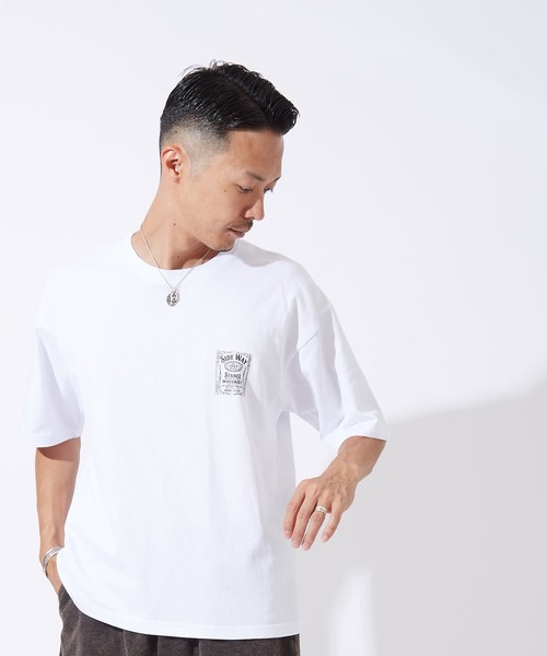 SIDEWAY STANCE(サイドウェイスタンス)の「【SIDEWAY STANCE】プリント 半袖Tシャツ(Tシャツ/カットソー・メンズ・ホワイト系1/ホワイト系/ブラック/ホワイト/ブラック系2/ブラック系1/ブラック系/ホワイト系2/ホワイト系3/ブラック系3/ホワイト系4/ブラック系4・MEDIUM/SMALL/X-LARGE/LARGE)」の22枚目の写真