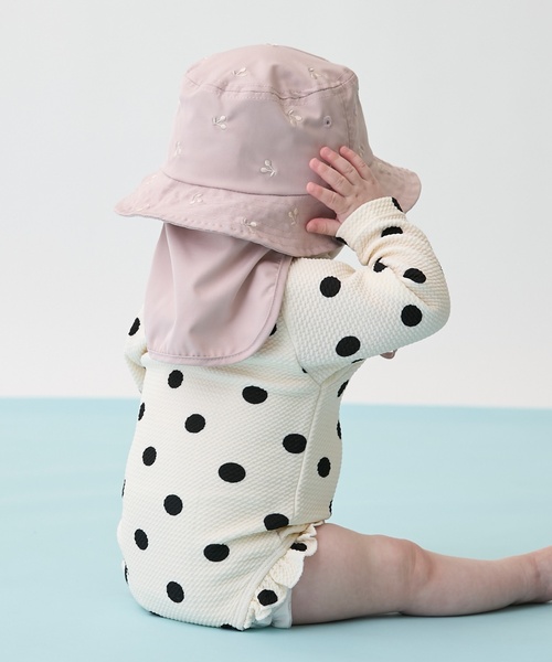 petit main(プティマイン)の「【SWIM】baby girlsラッシュガード(ラッシュガード・キッズ・レッド/オフホワイト・80cm/70cm)」の12枚目の写真