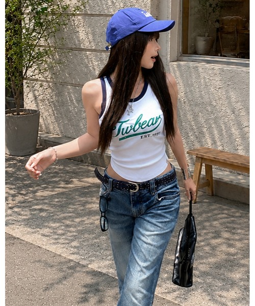 inst.ALL(インストール)の「ウォッシュデニムカプリパンツ(デニムパンツ・レディース・ブルー・S/M/L/LL)」の11枚目の写真