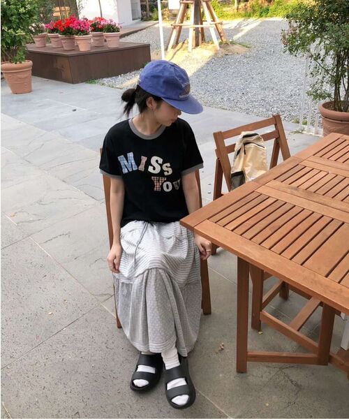 S'EST（エスイーエスティー）の「Miss You Ringer T-shirts Black（Tシャツ/カットソー・メンズ・ブラック・SMALL/MEDIUM/LARGE）」の3枚目の写真