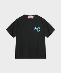 TURQUOISE LOGO T-SHIRT (BLACK)