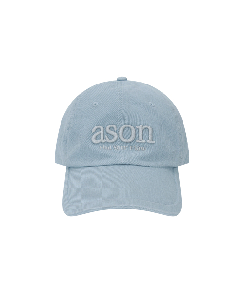 ASON(アズオン)の「HOOP BALL CAP / LIGHT-BLUE(キャップ・レディース・その他・FREE)」の1枚目の写真