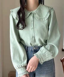 Cham.（チャム）の「着回しビッグカラーブラウス（シャツ/ブラウス）」
