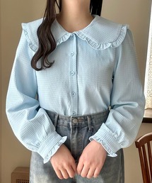 Cham.（チャム）の「着回しビッグカラーブラウス（シャツ/ブラウス）」